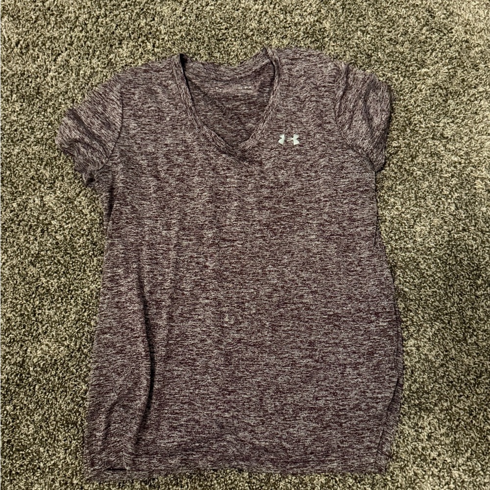 Under Armour Gray Fitted Short Sleeve T-Shirt